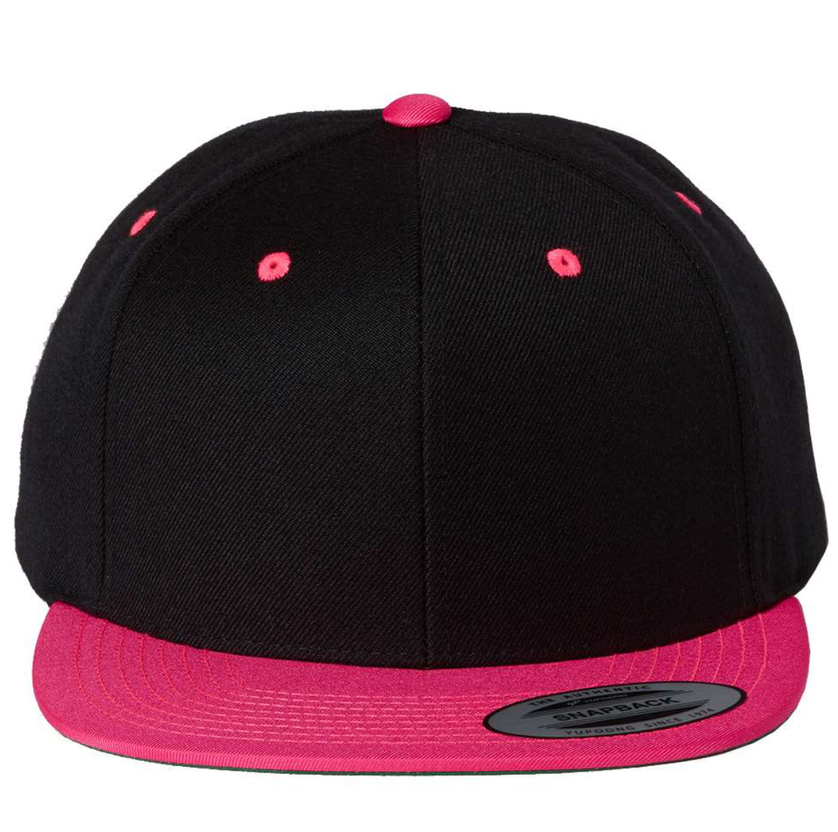 YP Classics Premium Flat Bill Snapback CAP-6089M Two Color Combo.