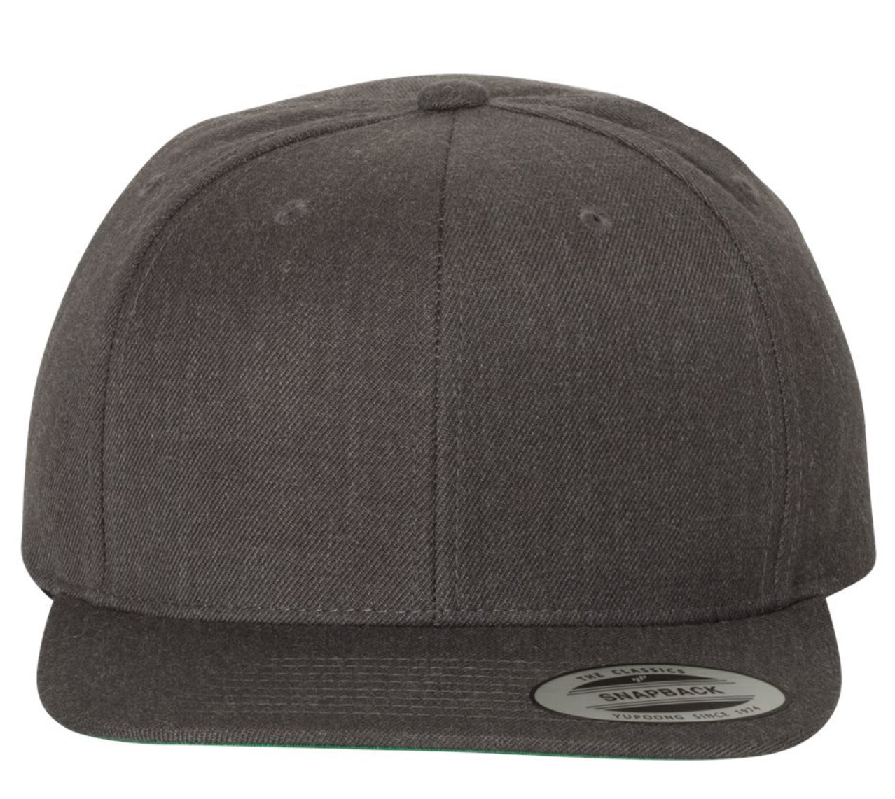 YP Classics Premium Flat Bill Snapback CAP-6089M Solid