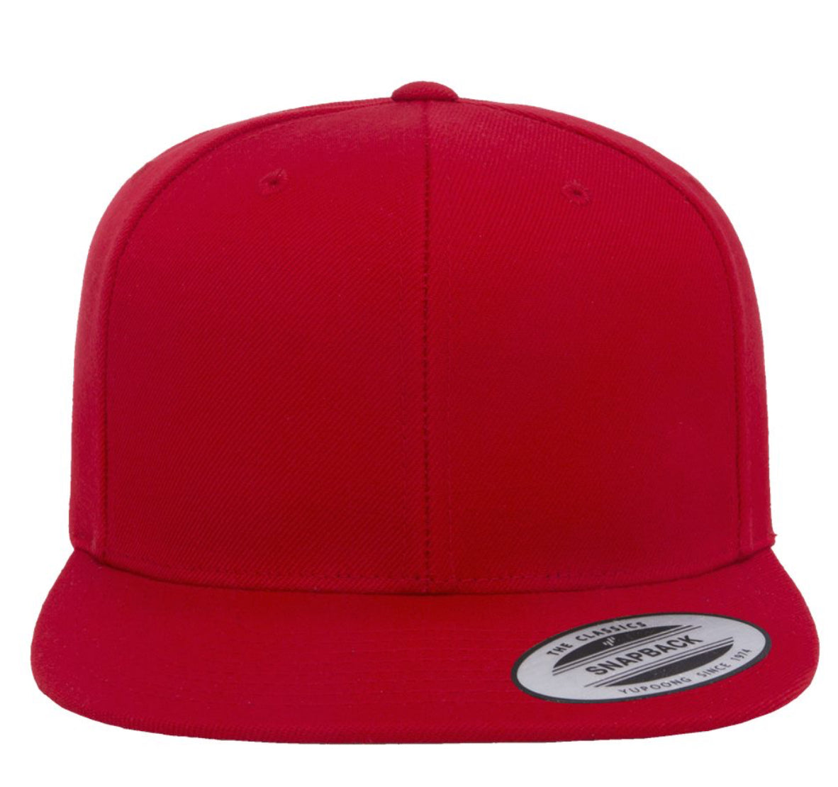 YP Classics Premium Flat Bill Snapback CAP-6089M Solid