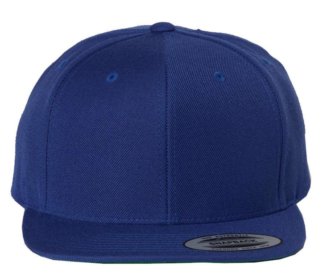 YP Classics Premium Flat Bill Snapback CAP-6089M Solid