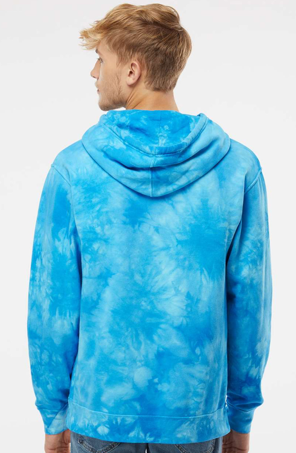 Midweight Tie-Dyed Hooded Sweatshirt - PRM4500TD