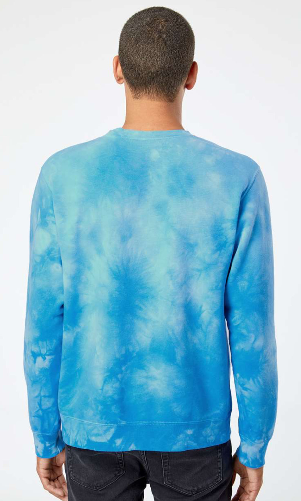 Midweight Tie-Dyed Crewneck Sweatshirt - PRM3500TD.