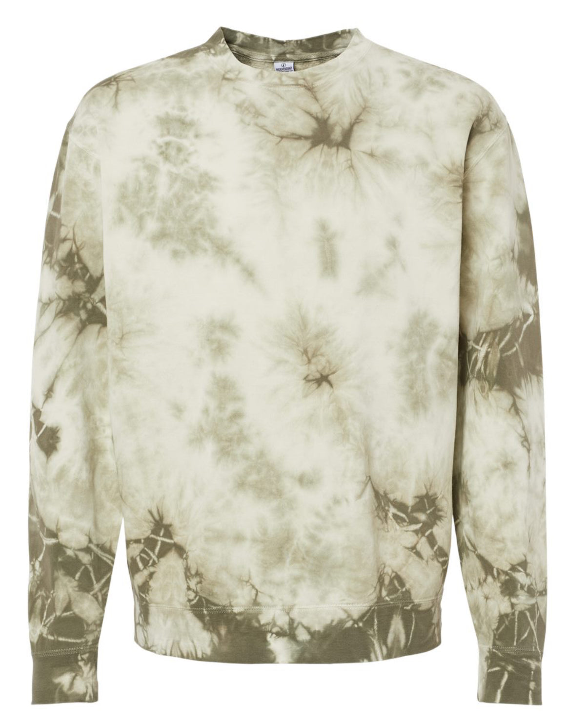 Midweight Tie-Dyed Crewneck Sweatshirt - PRM3500TD.