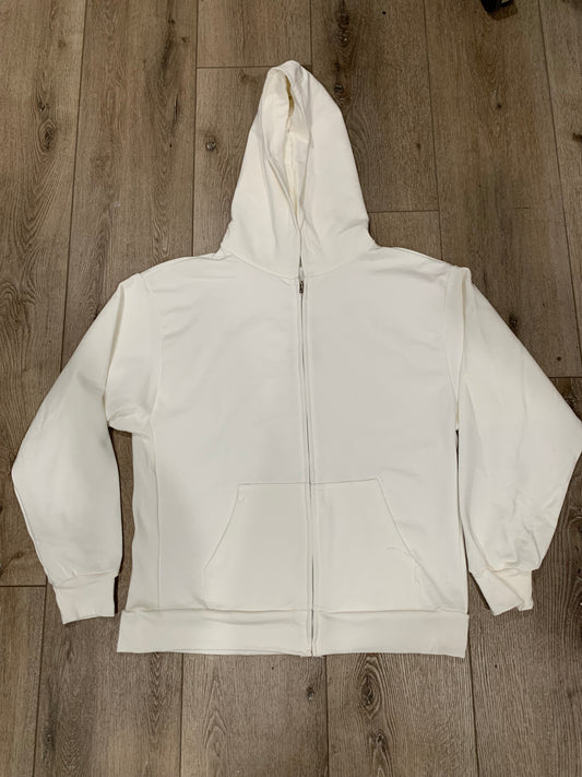 14 oz Cotton Fleece Zip Up Hoodie
