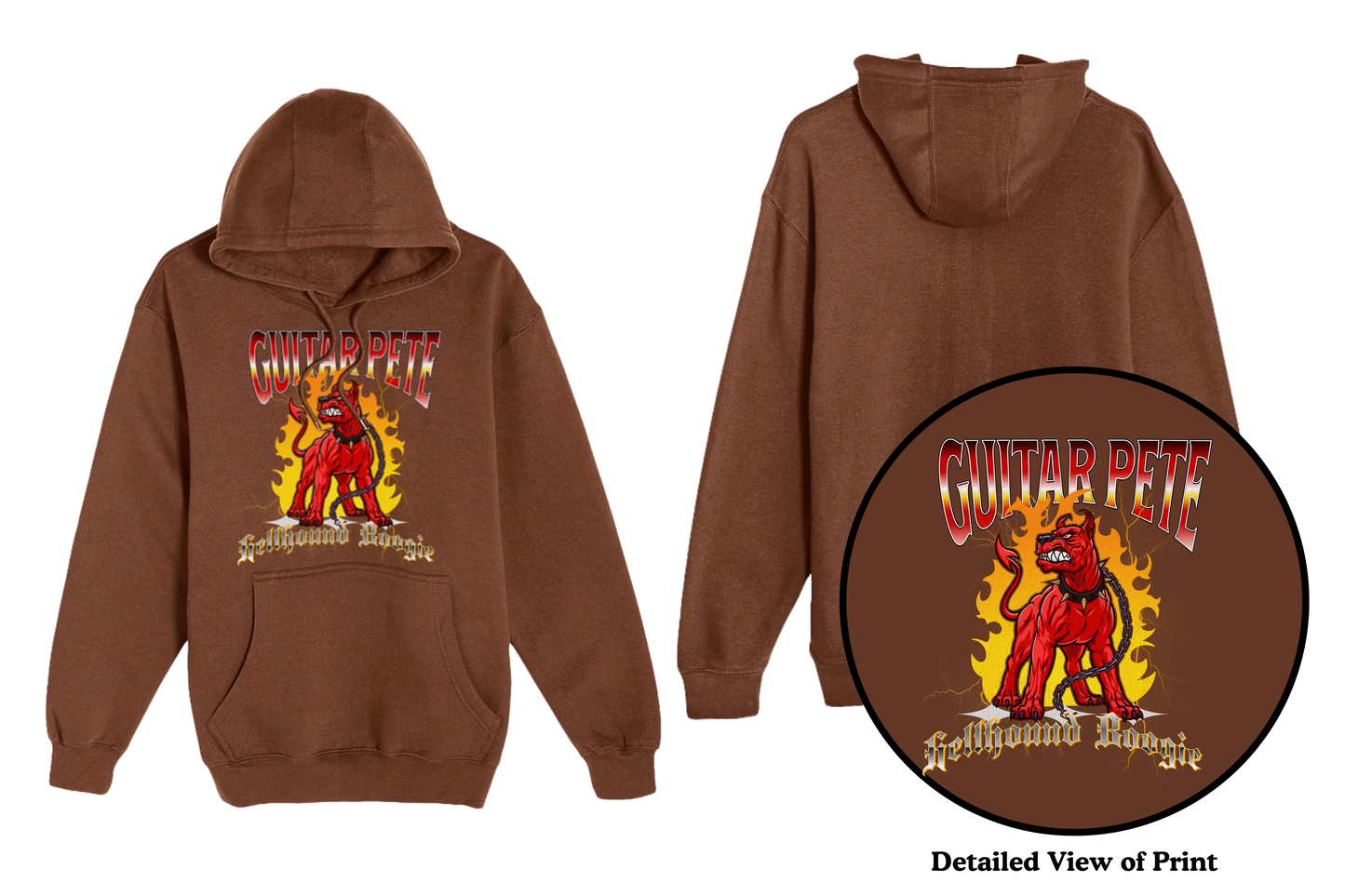 Guitar Pete Lightning Hoodie