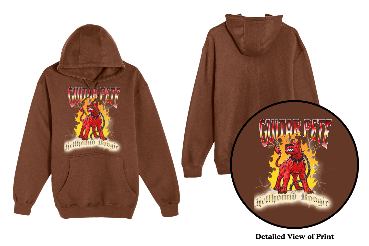 Guitar Pete Lightning Hoodie