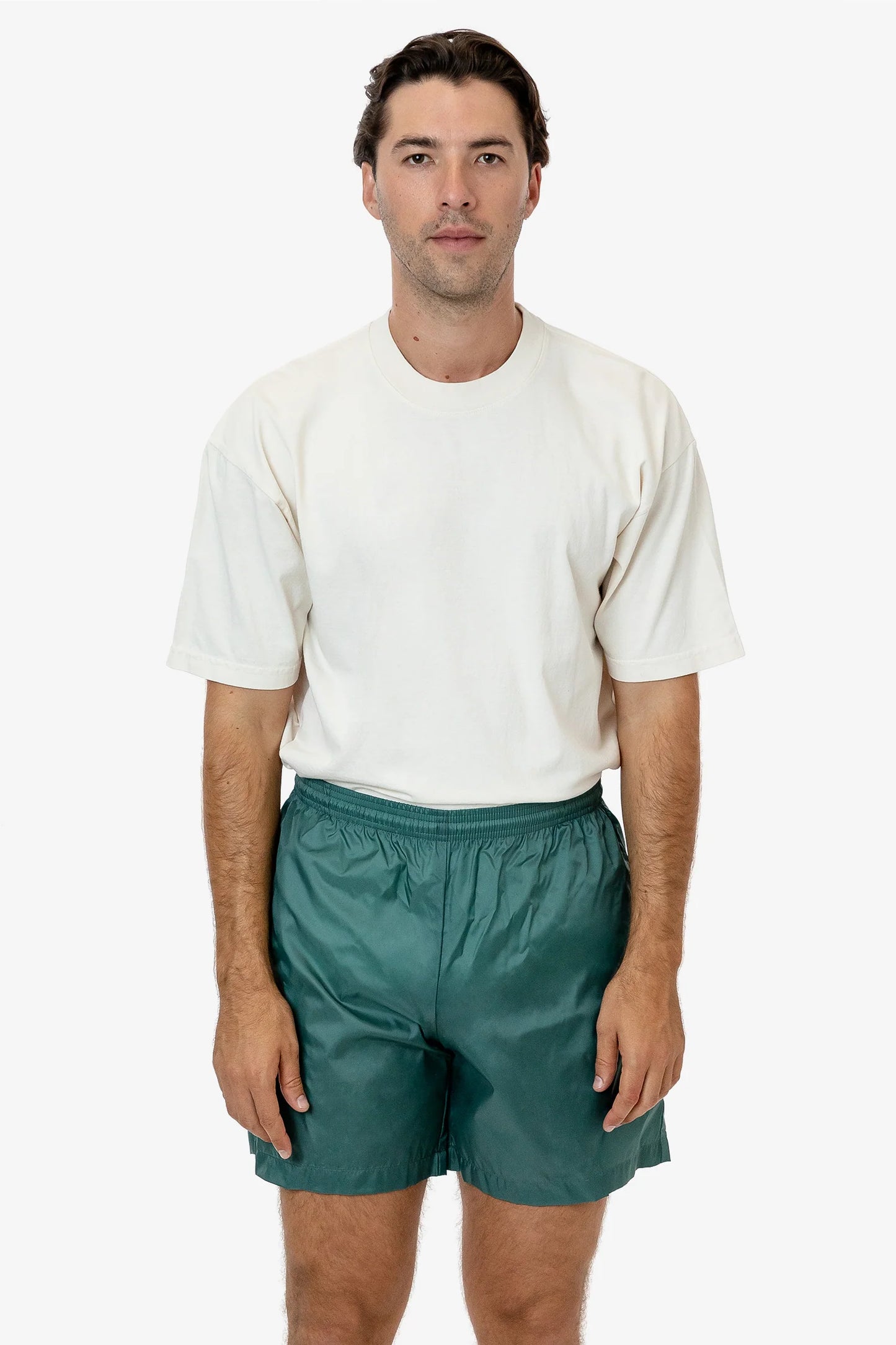Bottoms - Nylon Taffeta Wide Shorts - RNF412