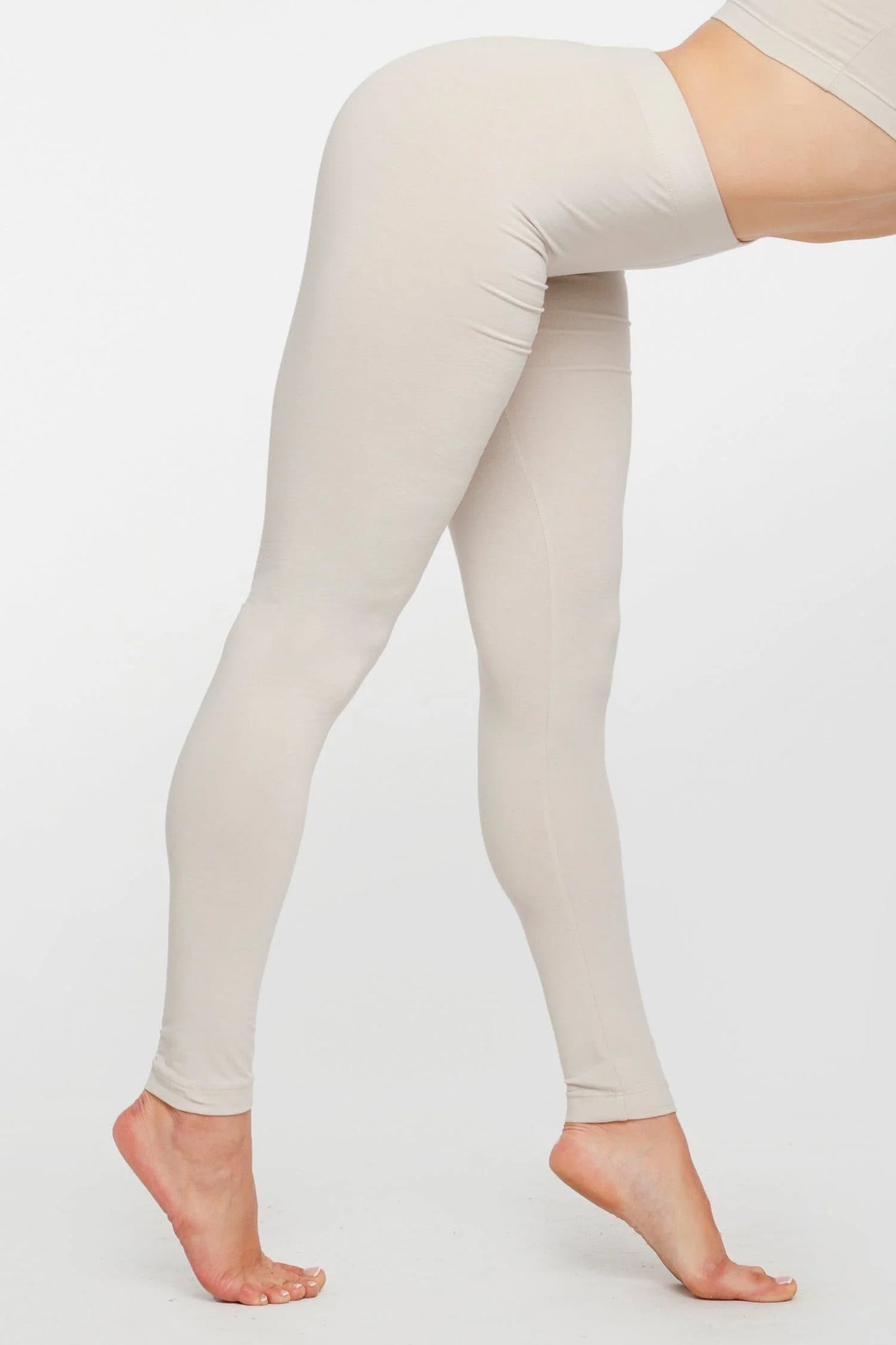 Cotton Spandex Jersey Leggings - 83280