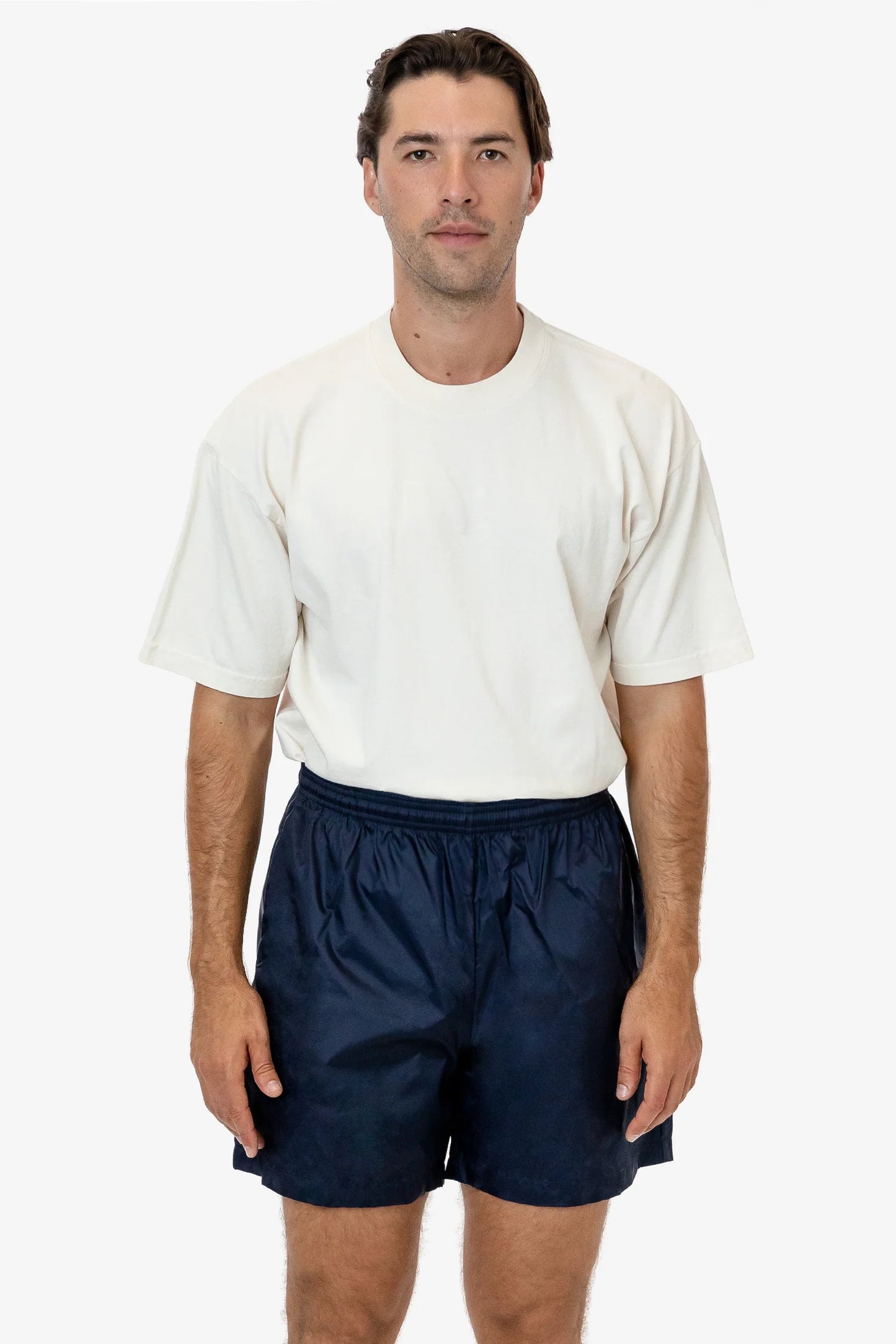 Bottoms - Nylon Taffeta Wide Shorts - RNF412