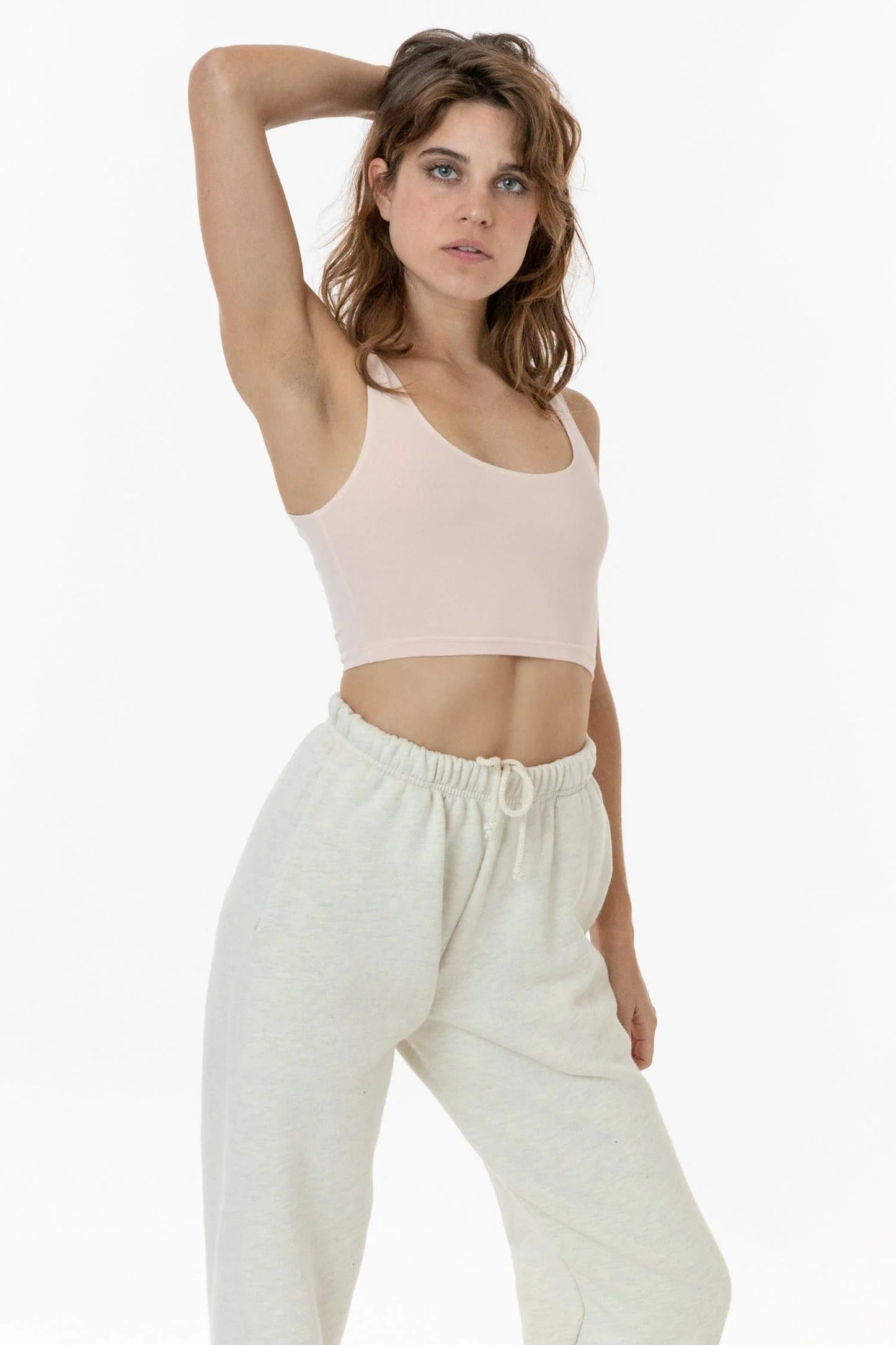Cotton Spandex Crop Tank - 8383GD
